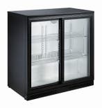 Barkoeler Zwart 198L | 2 Schuifdeuren | 230V | Geforceerd |, Verzenden