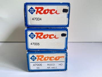 Roco H0 - 47004/47005/47006 - Modeltrein goederenwagon (3) -, Nieuw