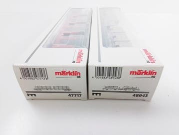 Märklin H0 - 47717/48943 - Modeltrein (2) - Rongenwagen, Nieuw