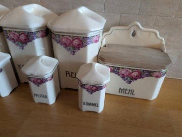 Boîte à épices (30) - Porcelaine - Set de céramique Ditmar, Antiek en Kunst