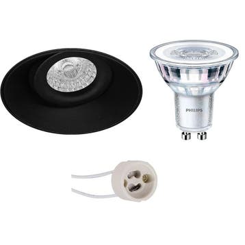 LED Spot Set 6W - Kantelbare Ronde Inbouwspot, Witte & Zwart, Verzenden, Nieuw