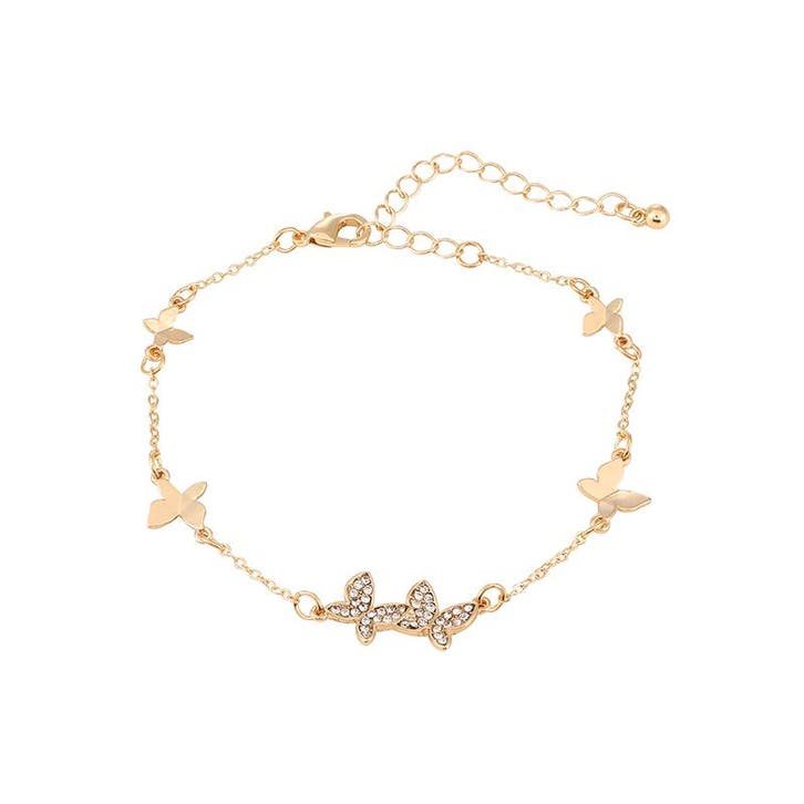 Vlinder Armband Goudkleurig, Collections, Collections Autre, Envoi