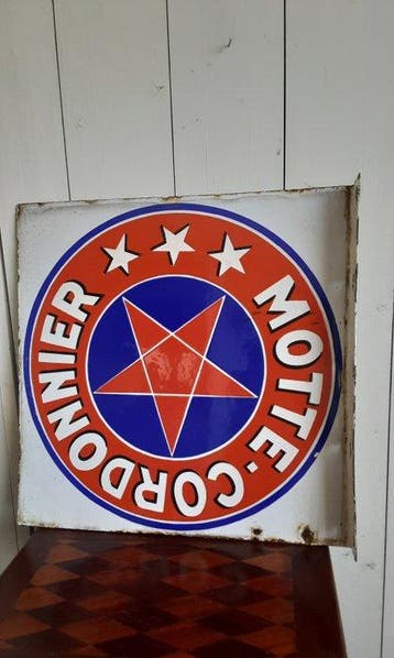 Motte Cordonnier - Emaillerie Alsacienne Strasbourg - Plaque, Antiek en Kunst