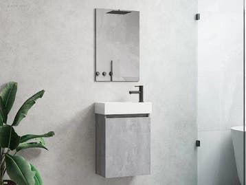 40cm Toiletmeubel Beton grijs - Como 40-05 Bagno..., Bricolage & Construction