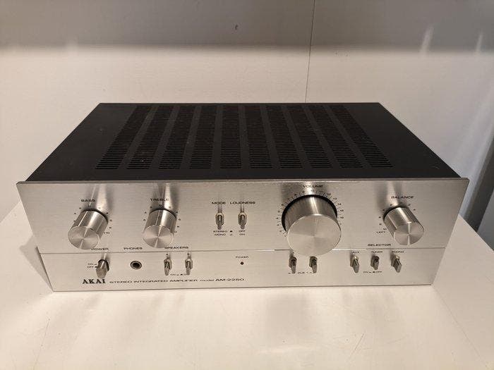Akai - AM-2250 Solid state stereo versterker, TV, Hi-fi & Vidéo, Radios