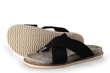 Manfield Slippers in maat 44 Zwart, Slippers, Manfield, Verzenden, Zwart