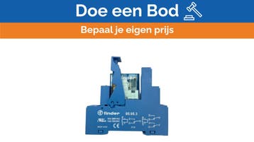 Bieden: Finder Electrical Relay and Socket, Watersport en Boten, Ophalen of Verzenden, Nieuw
