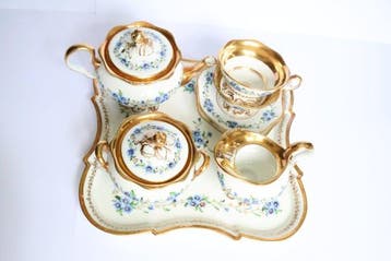 Service à café (8) - Porcelaine