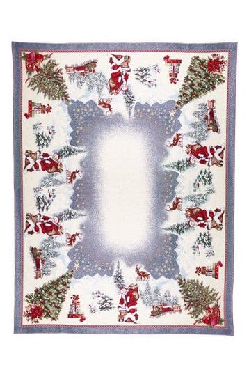 Elegante Centrotavola Natale in tessuto Gobelin - 100% Made, Nieuw