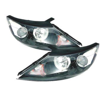 PHARES POUR KIA SPORTAGE SL 10-13 FOND NOIR, Verzenden