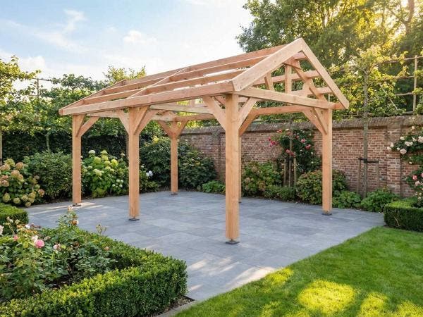Veiling - Frameconstructie klassiek zadeldak  1530x410x340 c, Jardin & Terrasse, Verrières