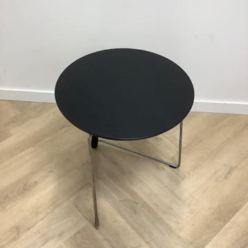 Design Thonet bijzettafel, (hxbxd) 64x55x55cm, donker bruin, Gebruikt