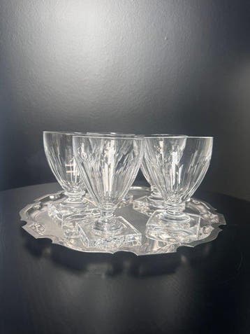 Val Saint Lambert - Verre à vin (5) - Gondole - Cristal -, Antiquités & Art