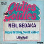 Neil Sedaka - Happy Birthday, Sweet Sixteen / Little Devil, Verzenden, Gebruikt