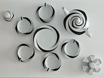 Seltmann Weiden - Service à thé (17) - porcelaine dure, Antiek en Kunst