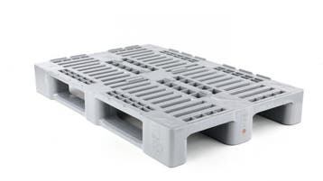 H1 hygiene pallet 1200x800mm grijs gebruikt, Ophalen of Verzenden