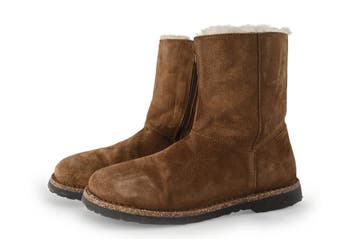 Birkenstock Laarzen in maat 40 Bruin, Kleding | Dames, Schoenen, Hoge laarzen, Bruin, Verzenden, Zo goed als nieuw