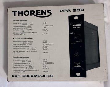 Thorens - PPA 990 Moving Coil (MC) Voorversterker /