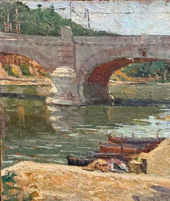 Giuseppe Miti Zanetti (1859-1929) - Verona, Antiek en Kunst, Kunst | Schilderijen | Klassiek
