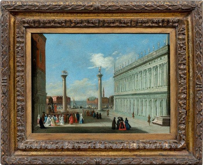 Johan Richter (1665-1745), Attributed - Venice, view of, Antiek en Kunst, Kunst | Schilderijen | Klassiek