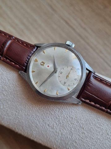 Omega - Red Star - Reddington - Subdial - Heren - 1953, Handtassen en Accessoires, Horloges | Heren, Nieuw