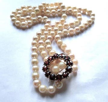 Sans prix de réserve - Collier de perles Perles Akoya — 75