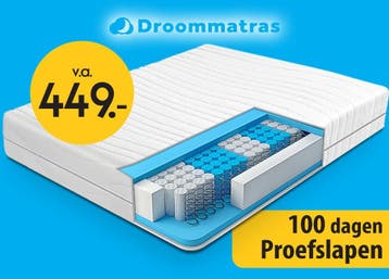 Matras 180x210 cm  pocketveringmatras met 7 comfortzone., Verzenden, Matras