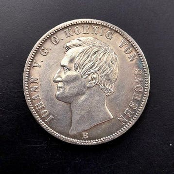 Duitsland, Saksen Johann I. Thaler (taler) 1871 /