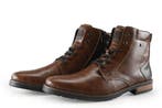 Rieker Veterboots in maat 45 Bruin, Bruin, Verzenden, Boots, Zo goed als nieuw
