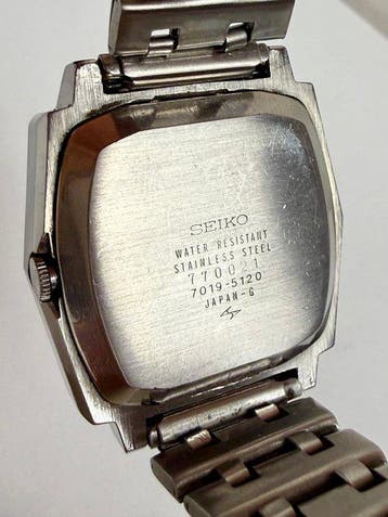 Seiko - Tank Jumbo Automatic 37.5 mm - Zonder minimumprijs -