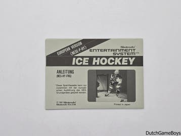 Nintendo NES - European Version - Ice Hockey - FRG - Manual, Verzenden, Gebruikt