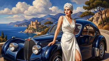 CREATIVE_HUB - Portovenere and my Bugatti Type 57SC Atlantic