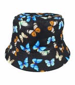 Bucket Hat Hoedje – Vlinder Print - Omkeerbaar – One Size –, Kleding | Dames, Hoeden en Petten, Nieuw