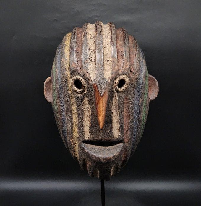 Prachtig! - Masker - Kela - DR Congo (Zonder minimumprijs), Antiek en Kunst, Kunst | Niet-Westerse kunst