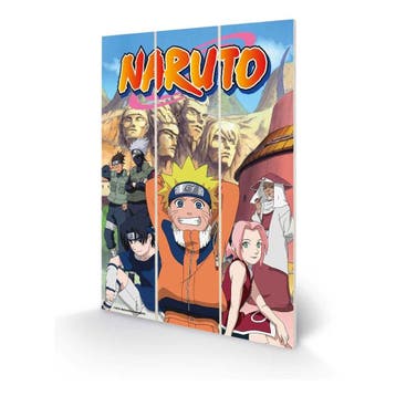 Naruto Wooden Wall Art The Hidden Leaf Village 20 x 30 cm, Ophalen of Verzenden, Nieuw