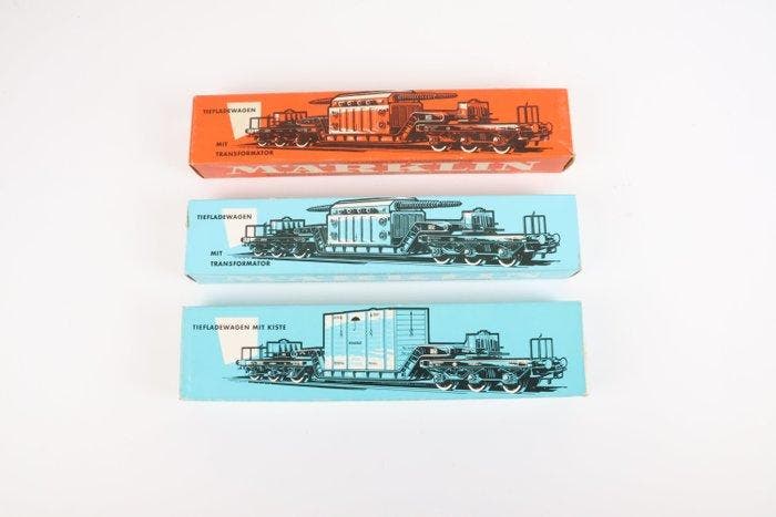 Märklin H0 - 4617/4618 - Wagon de marchandises pour trains, Hobby en Vrije tijd, Modeltreinen | H0