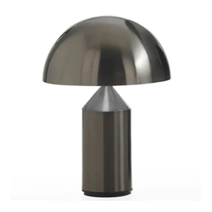 Oluce Atollo Tafellamp Metal Nikkel, Huis en Inrichting, Lampen | Tafellampen, Nieuw, Verzenden