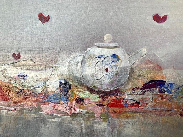 Concetta Daidone (1962) - La Teiera, Antiquités & Art, Art | Peinture | Moderne