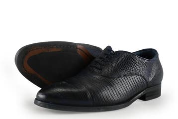 Manfield Veterschoenen in maat 41 Blauw, Verzenden, Veterschoenen