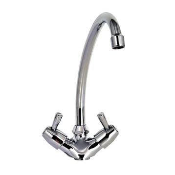 Gastro-Inox monobloc Ø18mm mengkraan met draaihendels |, Verzenden, Nieuw in verpakking