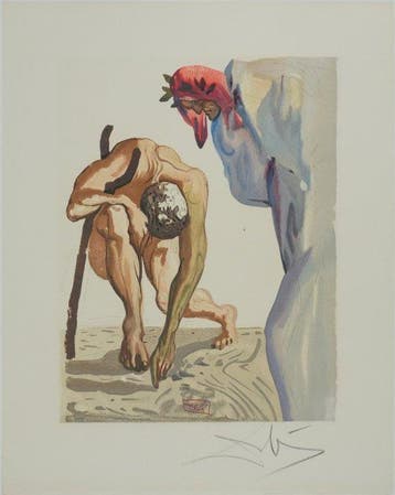 Salvador Dali (1904-1989) - Purgatoire 7 : Les princes de la