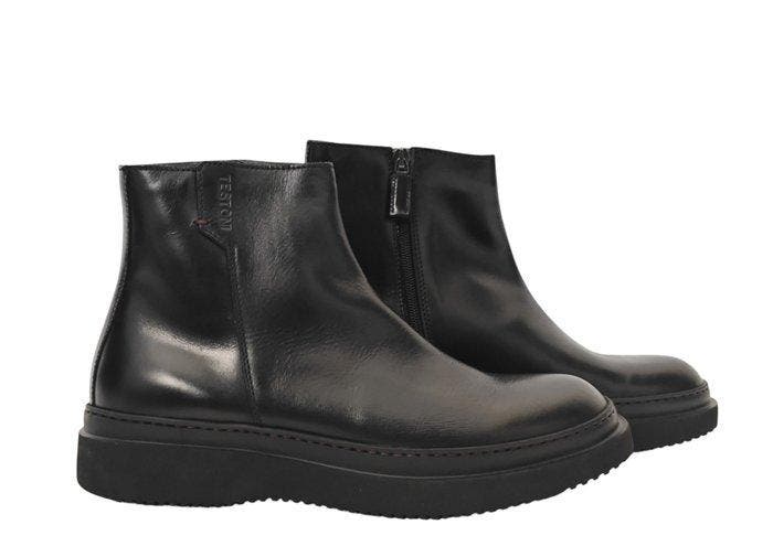 TESTONI - 8 UK - 42 IT - Sondrio Ankle Boot Plain Calf +, Vêtements | Hommes, Chaussures