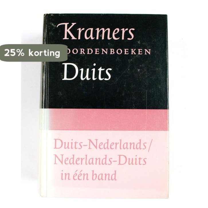 Kramers woordenboek Duits 9789010059772 Dam, Boeken, Woordenboeken, Gelezen, Verzenden