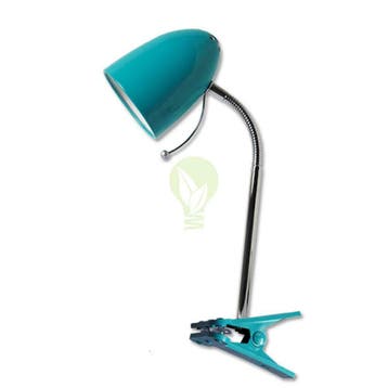 LED Bureau/Tafellamp met klem | Blauw, Verzenden, Nieuw, Metaal