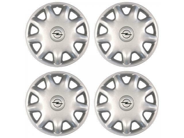 ORIGINELE GM Opel naafdoppen wielbeschermerset ZILVER 15 inc, Auto-onderdelen, Banden en Velgen, Ophalen of Verzenden