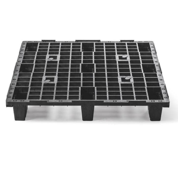 Plastiek Palletten 1200x1000 Export en Opslag, Zakelijke goederen, Kantoor en Winkelinrichting | Magazijn, Stelling en Opslag