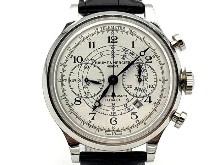 Baume & Mercier - Capeland Flyback Chronograph - M0A10006 -, Handtassen en Accessoires, Horloges | Heren