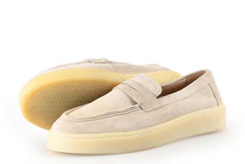 Manfield Loafers in maat 43 Beige, Kleding | Heren, Schoenen, Loafers, Manfield, Overige kleuren, Verzenden