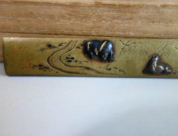 Kozuka paard - Koper - Japan - Late Edo periode
