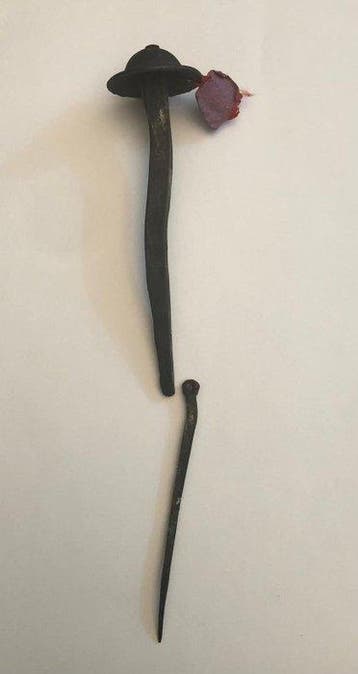 Antiek Relikwie - IJzer, Papier - 1920-1930 - Het Heilige